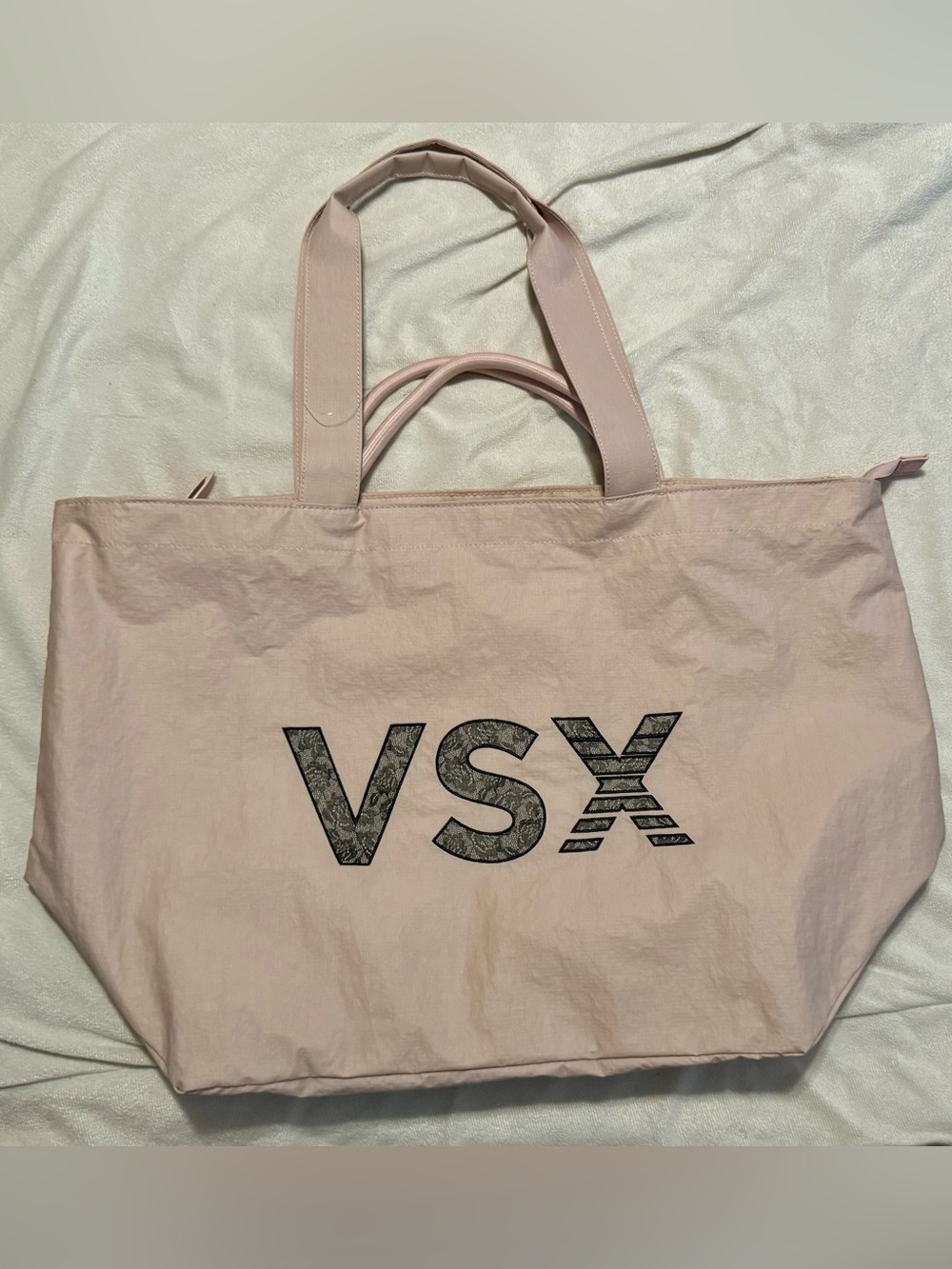VSX Blush Pink Tote with Contrasting Logo